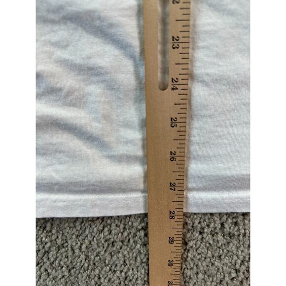 New England Patriots Shirt Mens Large White Blue NFL Football Casual FLAW - Picture 10 of 12